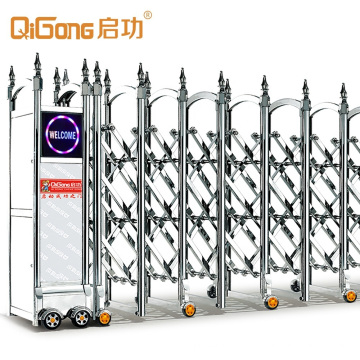 Modern Automatic Electric Driveway Gates Stainless Steel Style with Factory